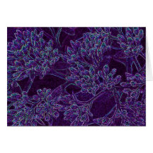 Neon Posies Note Card