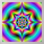 Neon Psychedelia Poster