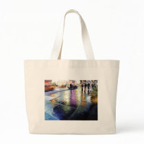 "Neon Rain" New York Watercolor Bag