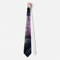 "Neon Rain" New York Watercolor Neck Wear