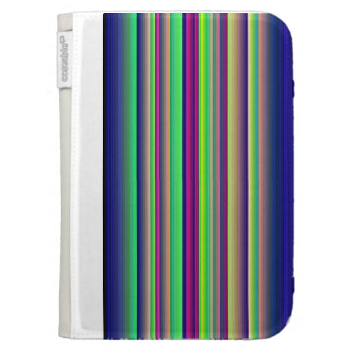 Neon Rainbow Caseable Kindle Folio Kindle 3 Cover