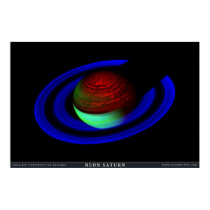 Neon Saturn posters