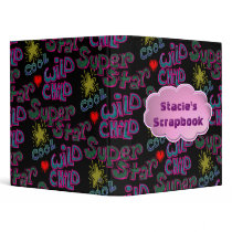 Neon Sayings Binder