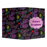 Neon Sayings Binder