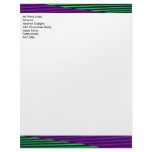 Neon Seas Customizable Letterhead