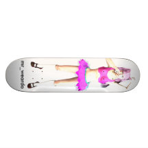 Neon Skate Board Deck