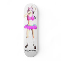 Neon Skate Board Deck