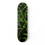 neon skateboard deck