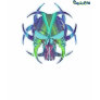 Neon skull tshirt