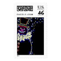 Neon Snowman stamps