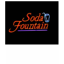 Neon Soda Fountain T-Shirt by Rock_shirts48 Neon Soda Fountain T-Shirt