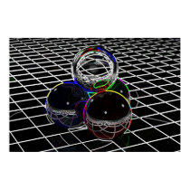 Neon Spheres posters