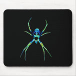 Neon Spider Mouse Pads