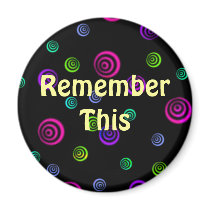 Neon Spiral Dots Magnets by wingedturtle Neon Spiral Dots Magnets