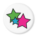 Neon Star Magnet by ValeriesGallery Neon Star Magnet