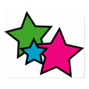 Neon Star Poster posters by ValeriesGallery Neon Star Poster posters