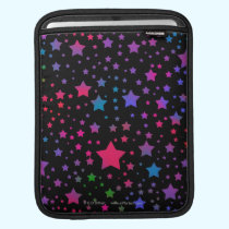 Neon Stars ipad sleeves