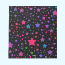 Neon Stars notepads