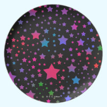 Neon Stars plates