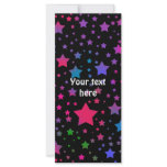 Neon Stars rack cards