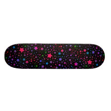 Neon Stars Skateboard