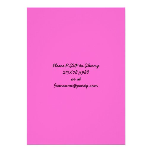 Neon Stars Sweet 16 Sixteen Birthday Invitation