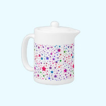 Neon Stars teapots
