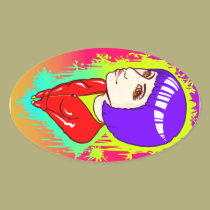 Neon Street stickers