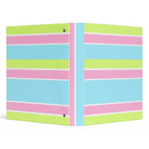 NEON STRIPES binders