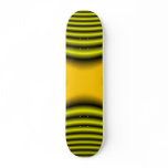 Neon Stripes Custom Skate Board