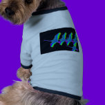 Neon Swans Fly The Night Sky pet clothing