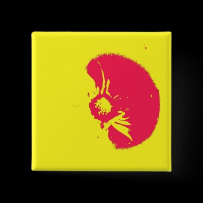 neon tea flowers button by k_elisabeth