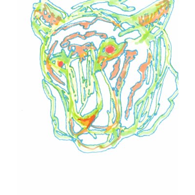Neon Tiger Shirts by eclaman