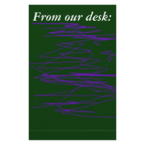 Neon Tornado/Black Personalized Stationery
