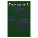 Neon Tornado/Black Personalized Stationery