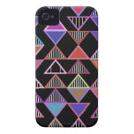 Neon Triangles Pattern iPhone 4/4S Case-Mate iPhone 4 Cases