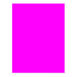 Neon Violet Purple Light Bright Fashion Color Postcards