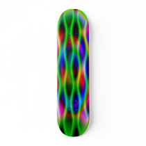 Neon Waves Skateboard by dduhaime55 Neon Waves Skateboard