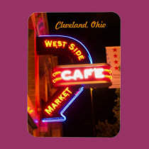 Neon West Side Market Flexi Magnet magnets