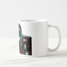 Neon Will and Kate Coffee Mug