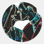 Neon Will and Kate Sticker