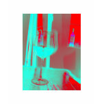 wineglass, neon, red, bright blue