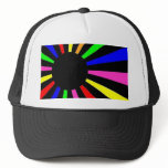 Neon World Flag hats