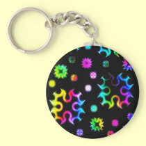 Neon X Keychain keychains