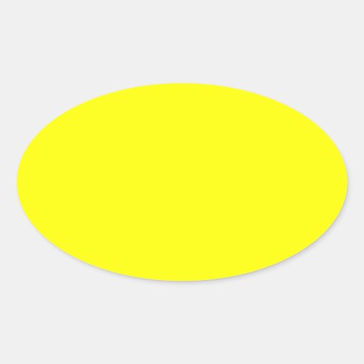 neon-yellow-hex-code-ffff01-oval-sticker-zazzle