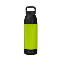 Neon Yellow, High Visibility Drinking Bottle
