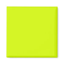 Neon Yellow, High Visibility Refrigerator Magnets