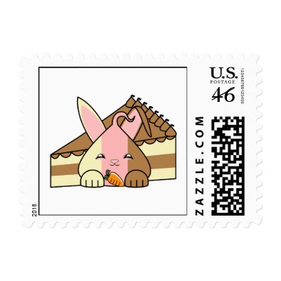 Neopolitan Hopdrop And Cake Postage Stamp by mydeas