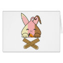 Neopolitan Hopdrop Crossticks Greeting Cards