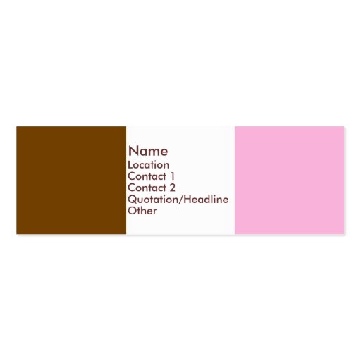 Neopolitan Ice Cream Business Card Templates